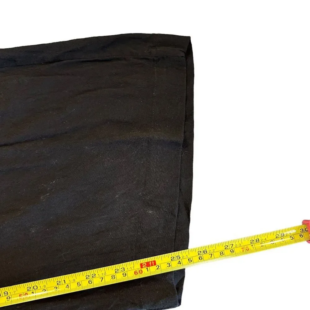 Aritzia Wilfred Black Viscose Rayon‎ Wide Leg Flowy Tie Front Pants Womens S